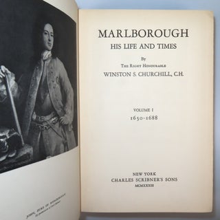 Marlborough: His Life and Times, a full set of six U.S. first editions in the uniform issue dust jackets, inscribed and dated in Volume I by Winston S. Churchill in 1946 for a U.S. Army veteran of the First and Second World Wars, and accompanied by a letter of presentation on House of Commons stationery signed by Churchill's Principal Personal Secretary
