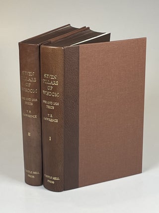 Item #008639 Seven Pillars of Wisdom, an out-of-series set of the limited parallel text edition...