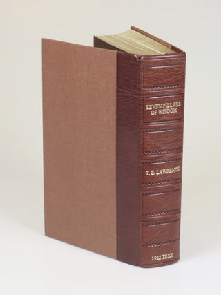 Seven Pillars of Wisdom: a triumph, the complete 1922 'Oxford' text, limited one-volume edition, hand-numbered copy #136, one of 180 issued thus in quarter Nigerian goatskin