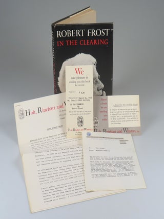 Item #008680 In the Clearing, a pre-publication advance review copy of the first edition...