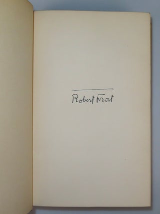 Collected Poems of Robert Frost, signed by Frost