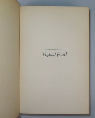 Collected Poems of Robert Frost, signed by Frost