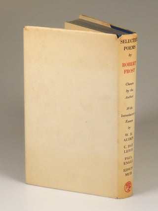 Selected Poems, signed and dated by Paul Engle at his introductory essay, with his laid-in compliments card