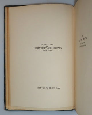 Selected Poems, inscribed by Frost at Amherst to a student in the year of publication