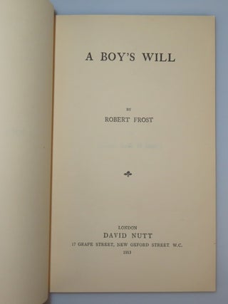A Boy's Will