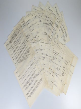 Item #008734 "The hour of our greatest effort is approaching" - An original typed,...