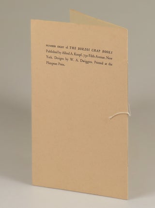 The Lone Striker, a pristine first edition, still within the original envelope, inscribed by Frost to a noted bibliophile and early Frost enthusiast in May 1935