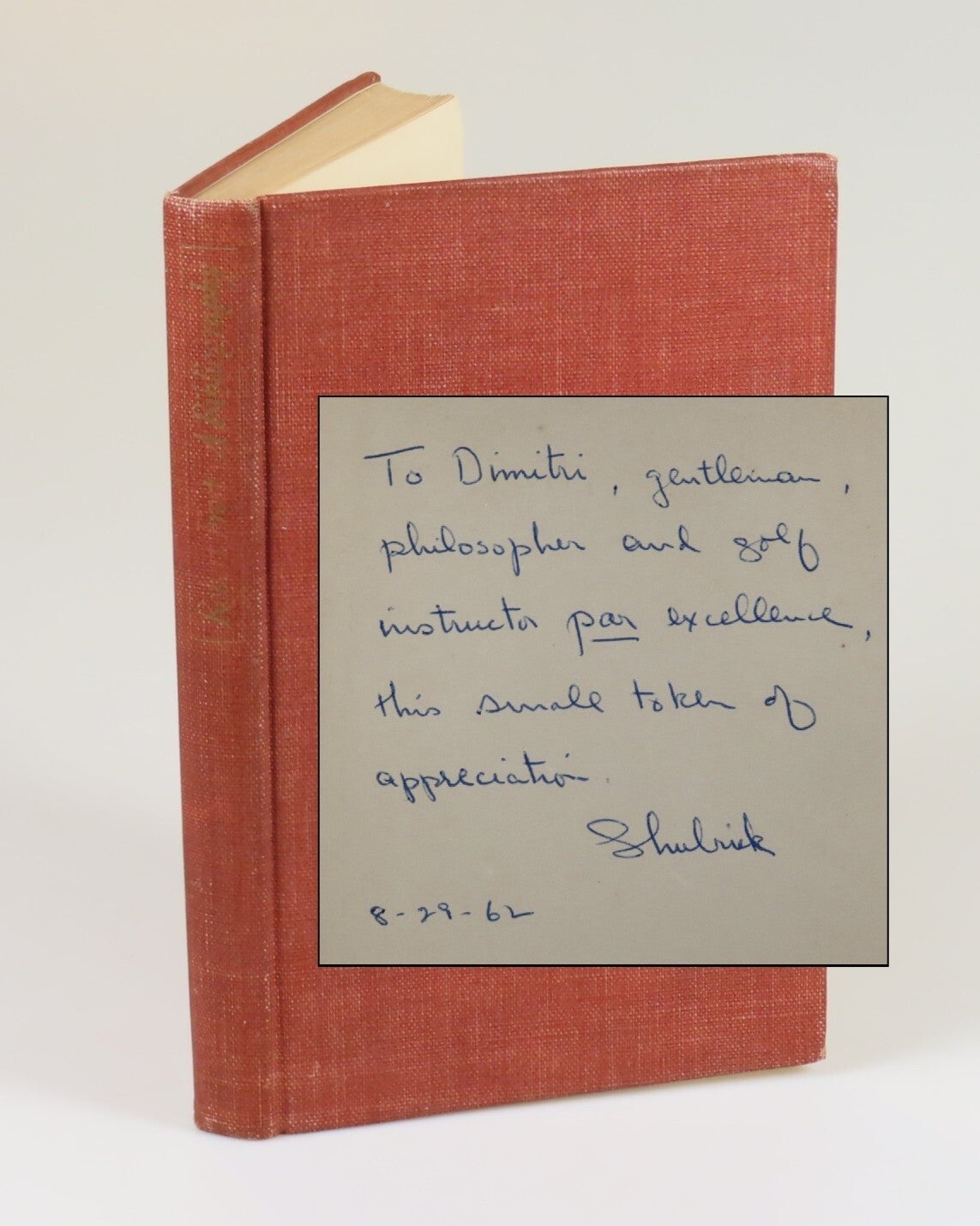 Robert Frost: A Bibliography, a presentation copy inscribed and dated ...