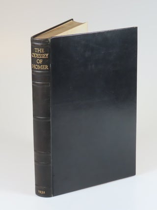 The Odyssey, a publisher's presentation copy, warmly inscribed by Emery Walker three months before his death as a birthday gift to the renowned musician and cultural figure Violet Gordon Woodhouse, accompanied by the original publisher’s prospectus, and housed in the original slipcase