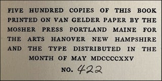 The Arts Anthology: Dartmouth Verse 1925, poet Carl Sandburg's copy, inscribed to him in January 1926