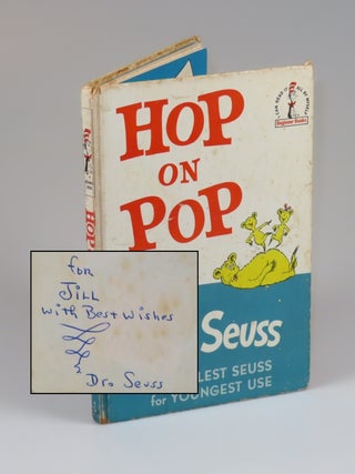 Item #008805 Hop on Pop, purchased and inscribed for a young mother in 1963 at a bookshop one...