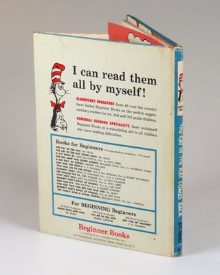 The Cat in the Hat Comes Back, purchased and inscribed for a young mother in 1963 at a bookshop one mile from Dr. Seuss’s La Jolla, California home