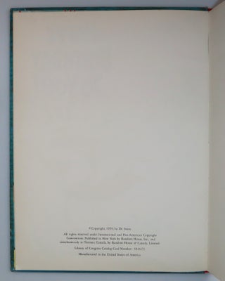 Happy Birthday To You!, purchased and inscribed for a young mother in 1963 at a bookshop one mile from Dr. Seuss’s La Jolla, California home