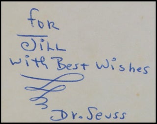 On Beyond Zebra!, purchased and inscribed for a young mother in 1963 at a bookshop one mile from Dr. Seuss’s La Jolla, California home