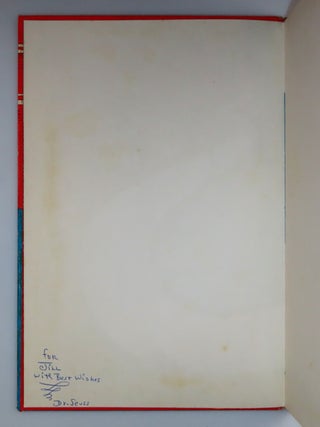 On Beyond Zebra!, purchased and inscribed for a young mother in 1963 at a bookshop one mile from Dr. Seuss&rsquo;s La Jolla, California home