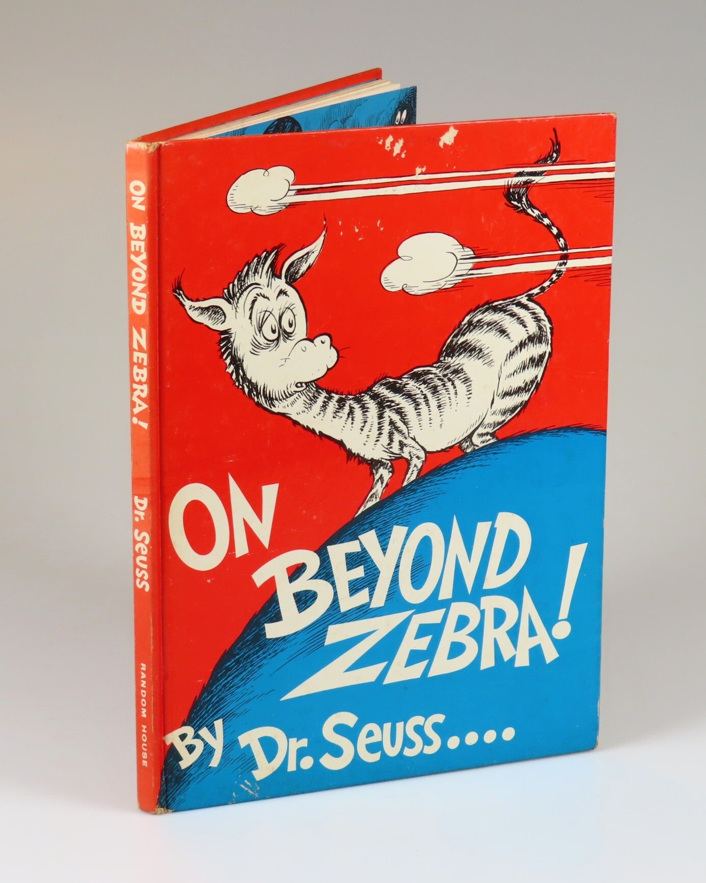 On Beyond Zebra!, purchased and inscribed for a young mother in