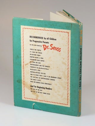 Horton Hatches the Egg, purchased and inscribed for a young mother in 1963 at a bookshop one mile from Dr. Seuss’s La Jolla, California home
