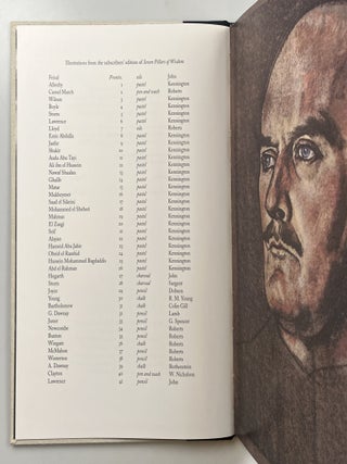Seven Pillars of Wisdom: a Triumph, the complete 1922 'Oxford' text, the publisher's hand-numbered limited edition, one of 80 sets bound thus in full Morocco goatskin, accompanied by both the finely bound Illustrations and Introduction volume and the publisher's portfolio of proofs of the Seven Pillars portraits, all housed in the publisher's slipcase
