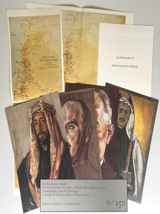 Seven Pillars of Wisdom: a Triumph, the complete 1922 'Oxford' text, the publisher's hand-numbered limited edition, one of 80 sets bound thus in full Morocco goatskin, accompanied by both the finely bound Illustrations and Introduction volume and the publisher's portfolio of proofs of the Seven Pillars portraits, all housed in the publisher's slipcase