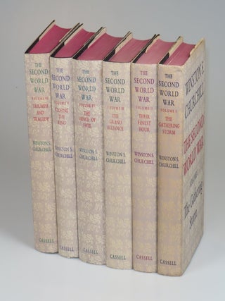 Item #008847 The Second World War, full set of six British first editions. Winston S. Churchill