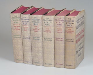 Item #008847 The Second World War, full set of six British first editions. Winston S. Churchill
