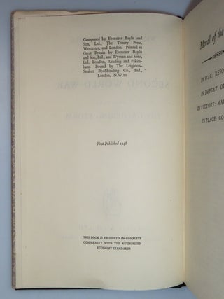 The Second World War, full set of six British first editions