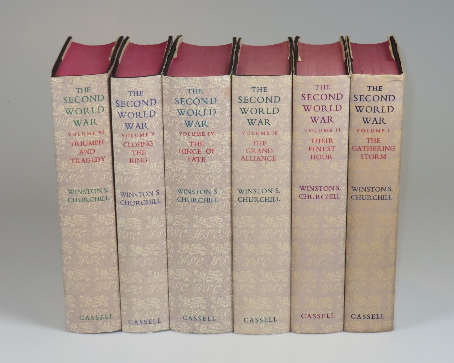 The Second World War, full set of six British first editions