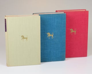 All three volumes of Lady Diana Cooper's memoirs, The Rainbow Comes and Goes, The Light of Common Day, and Trumpets from the Steep, each inscribed and signed by the author