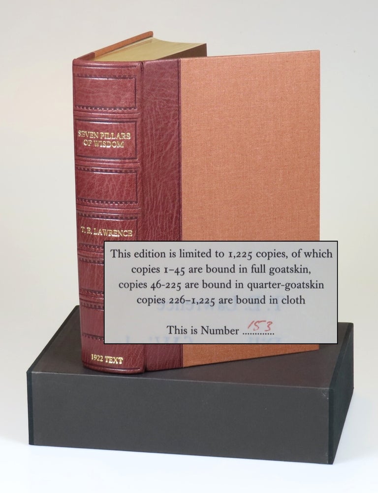 Seven Pillars of Wisdom: a triumph, the complete 1922 'Oxford' text, limited one-volume...
