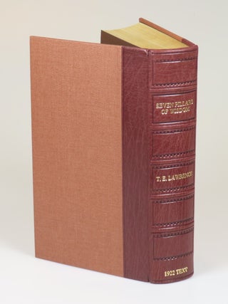 Seven Pillars of Wisdom: a triumph, the complete 1922 'Oxford' text, limited one-volume edition, hand-numbered copy #153, one of 180 issued thus in quarter Nigerian goatskin, including the publisher's slipcase upgrade and original purchase receipts