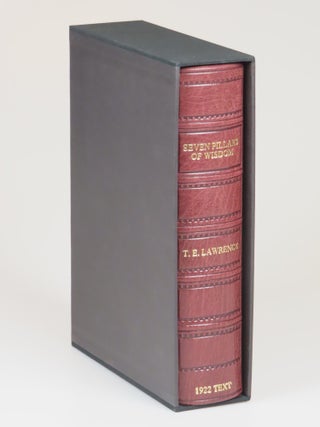 Seven Pillars of Wisdom: a triumph, the complete 1922 'Oxford' text, limited one-volume edition, hand-numbered copy #153, one of 180 issued thus in quarter Nigerian goatskin, including the publisher's slipcase upgrade and original purchase receipts