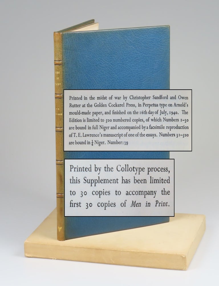 Men In Print, the first, limited edition, #19 of just 30 copies issued in full leather by the...