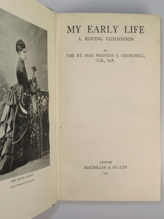 My Early Life: A Roving Commission, a wartime reprint with interesting provenance