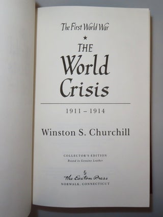 The World Crisis, the full leather Easton Press edition in six volumes