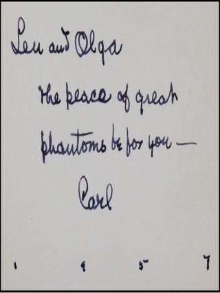 Abraham Lincoln, The Prairie Years and The War Years, a full, six-volume presentation set of first trade editions, the first volume of each set inscribed with a line from one of his poems, signed, and dated by Sandburg for his close and longtime friends, photographer Len Steckler and his wife, Olga