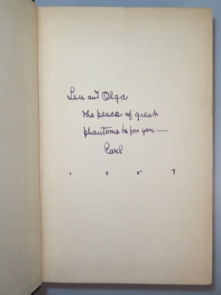Abraham Lincoln, The Prairie Years and The War Years, a full, six-volume presentation set of first trade editions, the first volume of each set inscribed with a line from one of his poems, signed, and dated by Sandburg for his close and longtime friends, photographer Len Steckler and his wife, Olga