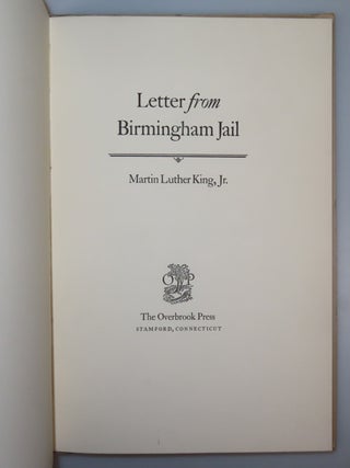 &ldquo;Injustice anywhere is a threat to justice everywhere." - Letter from Birmingham Jail