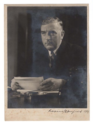 Item #008908 A mounted portrait photograph of Sir Robert Gordon Menzies, eventually...