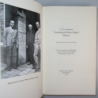T. E. Lawrence: Translating the Bruce Rogers 'Odyssey'