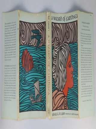 A Wizard of Earthsea, with a custom bookplate laid in, signed by Le Guin