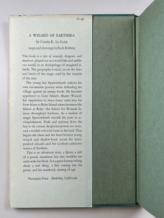 A Wizard of Earthsea, with a custom bookplate laid in, signed by Le Guin