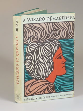A Wizard of Earthsea, with a custom bookplate laid in, signed by Le Guin
