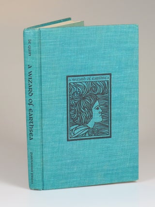 A Wizard of Earthsea, with a custom bookplate laid in, signed by Le Guin