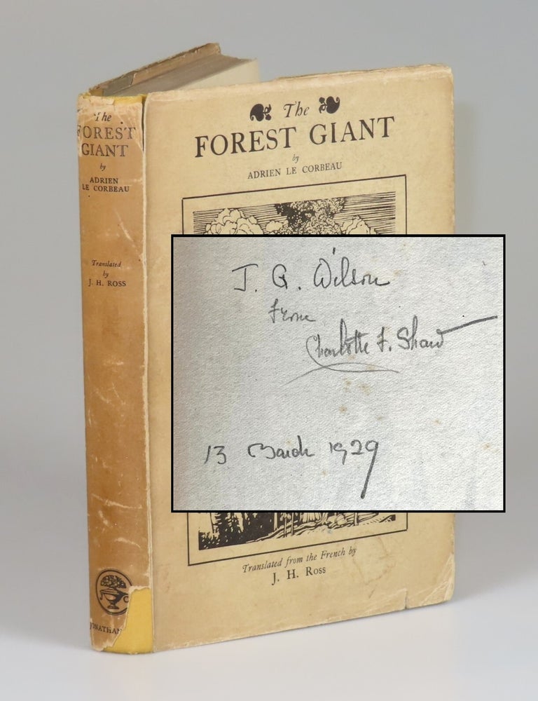 Le Gigantesque | The Forest Giant, a presentation copy inscribed by one of Lawrence's great...