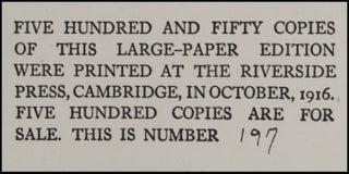 A Thousand-Mile Walk to the Gulf, copy #197 of the limited, large paper issue, immaculate and unread in the exceptionally scarce dust jacket