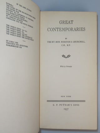 Great Contemporaries