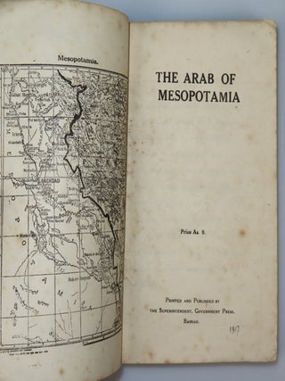 The Arab of Mesopotamia, an apparently unrecorded issue of the first edition in an original wraps binding