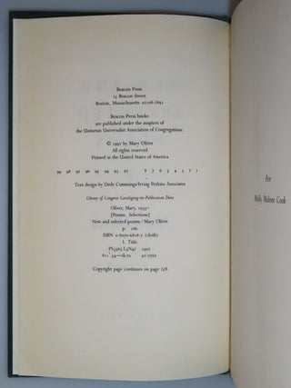 New and Selected Poems