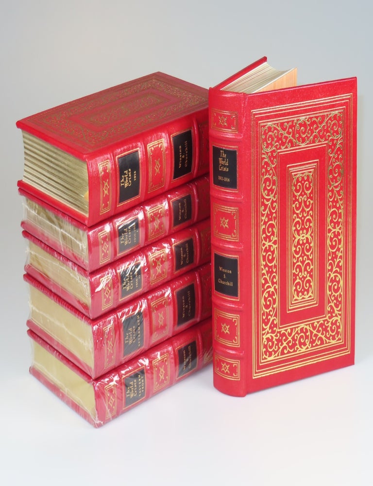The World Crisis, the full leather Easton Press edition in six volumes