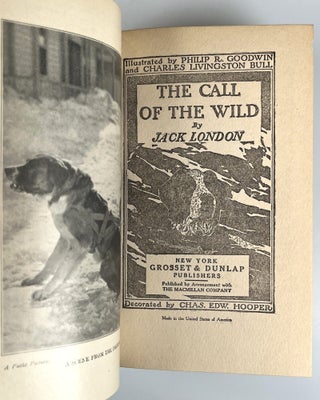 The Call of the Wild, a jacketed 1923 reprint with tie-ins to the eponymous 1923 silent film